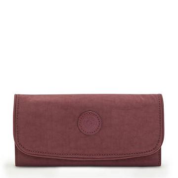 Kipling Money Land Snap Portefeuille Bordeaux | België 1422YX